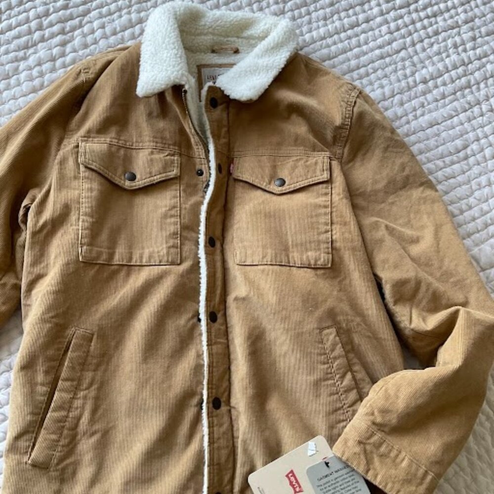 Men's Levi's® Corduroy Sherpa-Lined Jacket